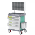 ABS plastic medical Emergency Trolley Crash Anesthesia Hospital Trolley Price